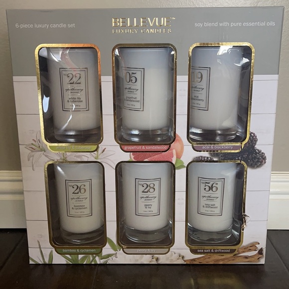 COPY - ❤️NEW!!❤️ 6️⃣ Pieces Luxury Candle Set. SOY Blend. - Picture 7 of 15